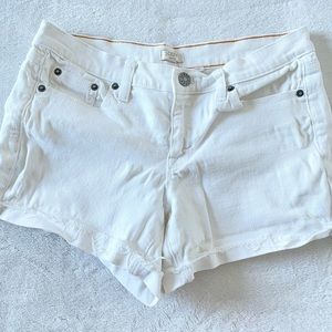 White J.Crew Shorts, Stretch, Size 26, Small